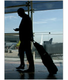Man at airport