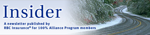 Insider - A newsletter published by RBC Insurance for 100% Alliance Program members