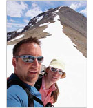 Couple on a mountain