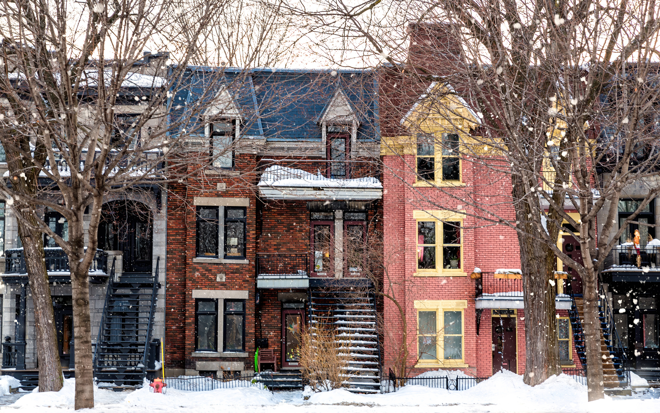 Maison en hiver