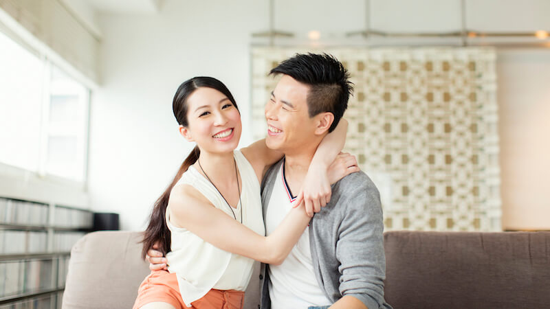 Couple in condo
